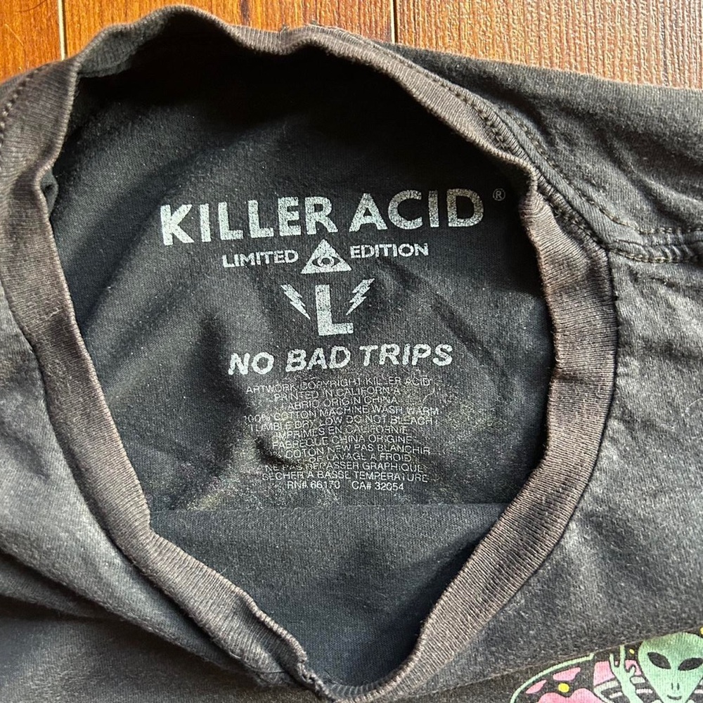 KILLER ACID No Bad Trips T-shirt